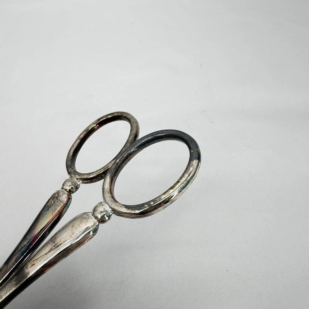 International Silver Company Scissor Salad Tongs Silverplate Serving Utensil